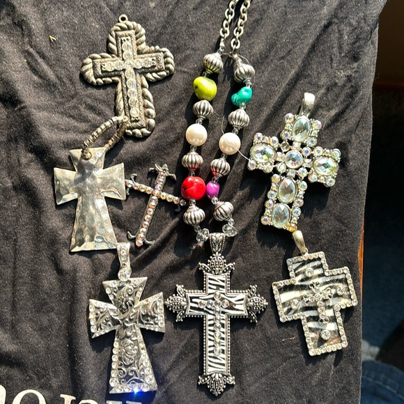 Cross western bling pendants - Picture 1 of 7